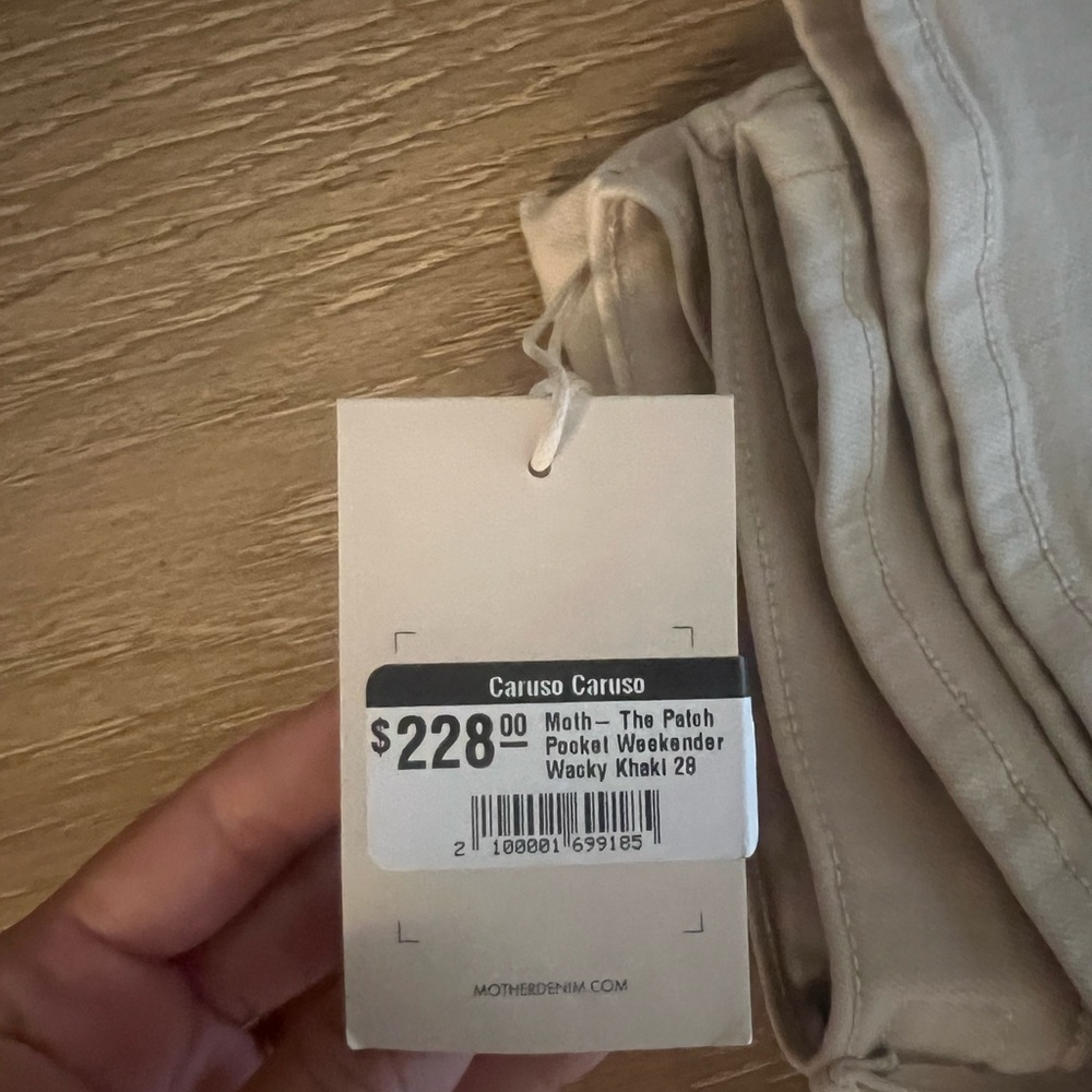MOTHER Cream High-Rise Flare Jeans - Picture 3 of 3